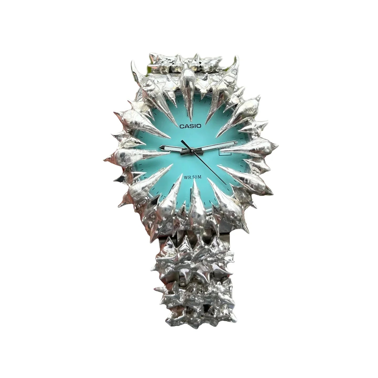 Tiffany Abyss gothic watch by Umbra Noctis – Tiffany blue dial and dark steel design