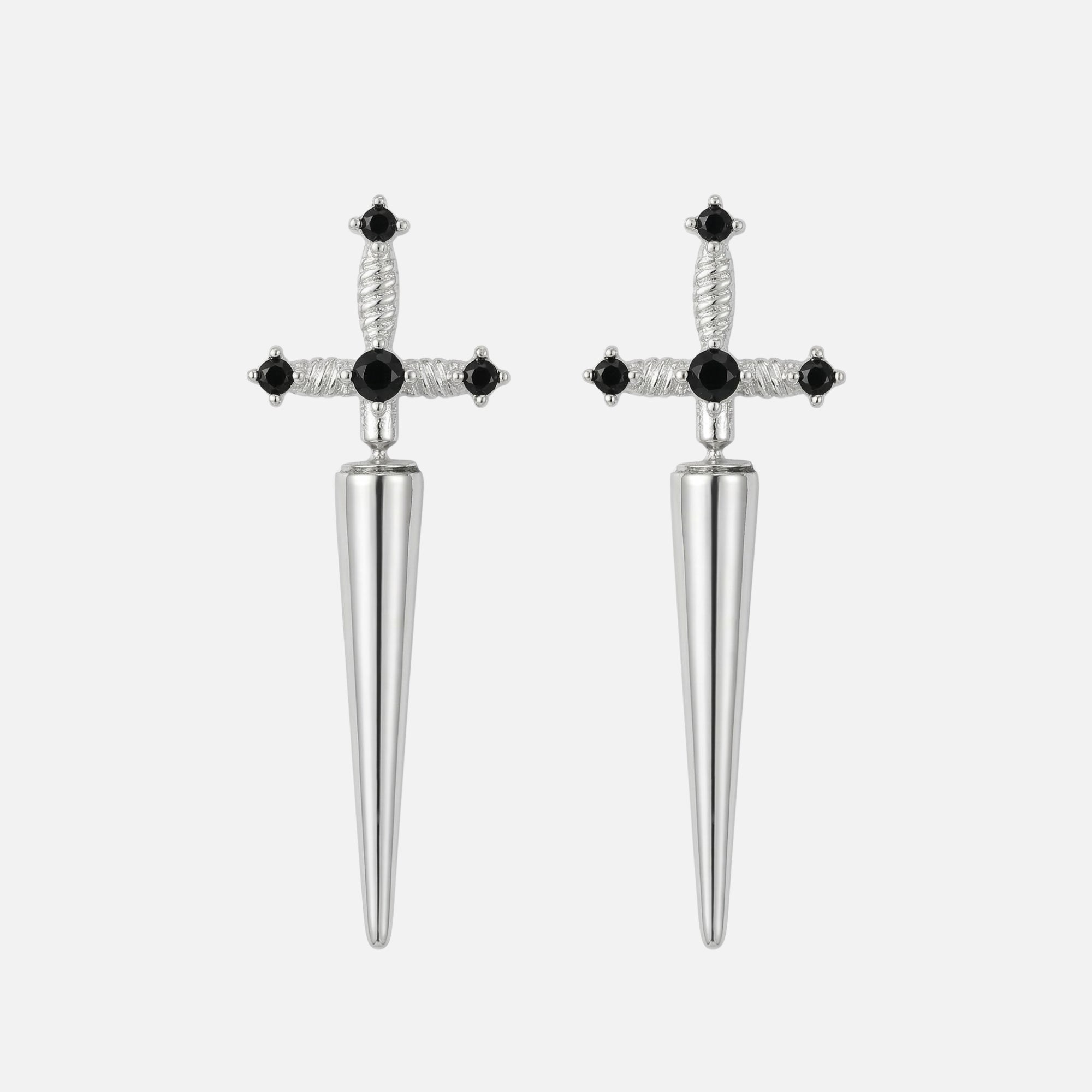 Stiletto Gothic Dagger Earring