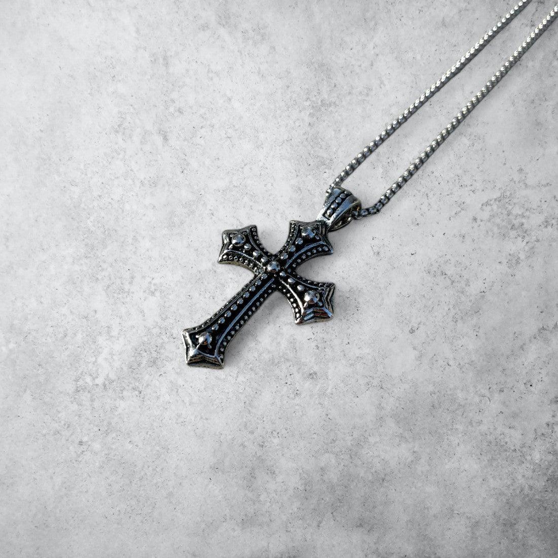 Eclipse Crucifix Necklace
