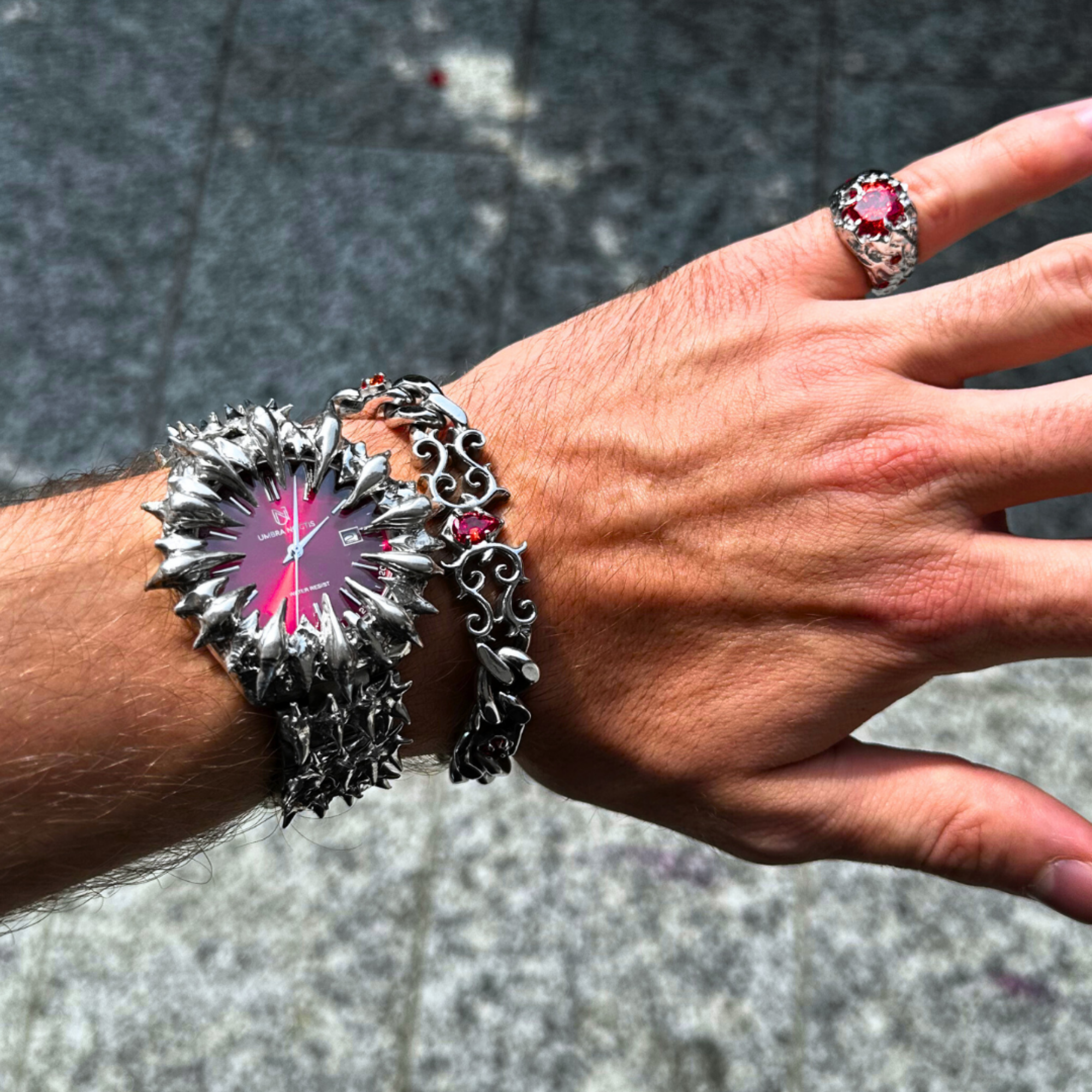 Bloodstone Bundle – Watch + Ring + FREE Bracelet