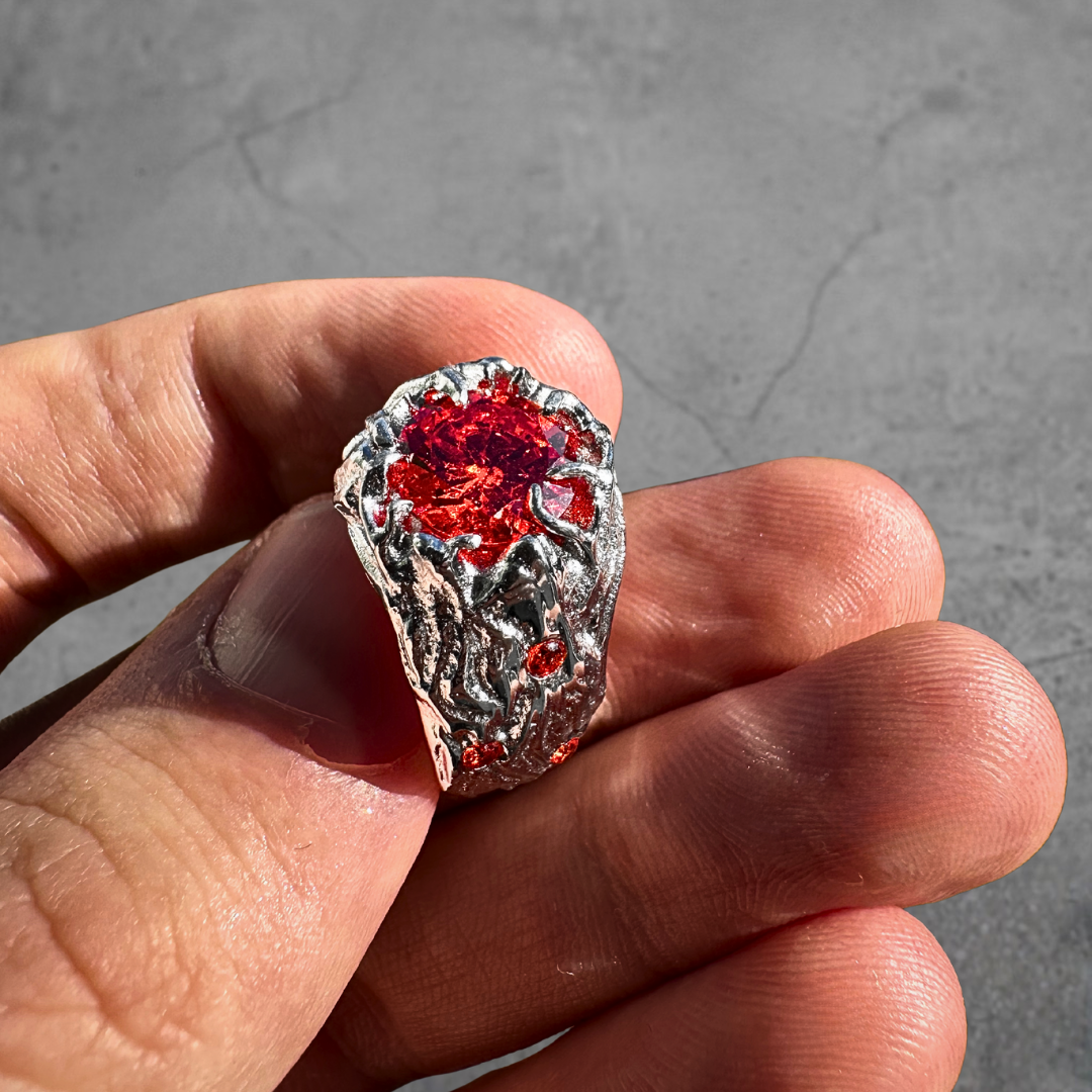 Red stack – Bloodstone + Eclipse Red Bracelet + FREE Ignis Red Ring