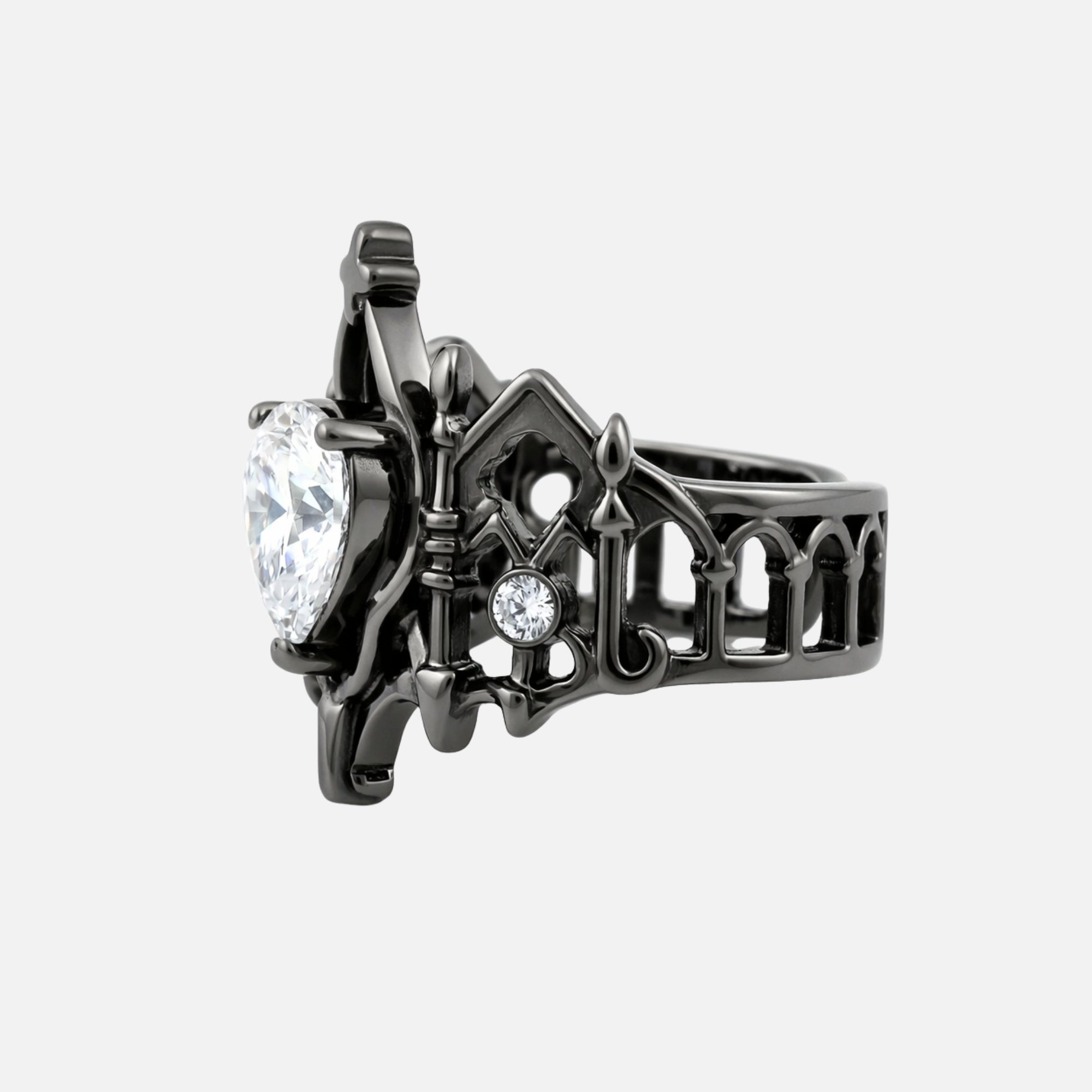 Devotion Cathedral Heart Ring Bundle