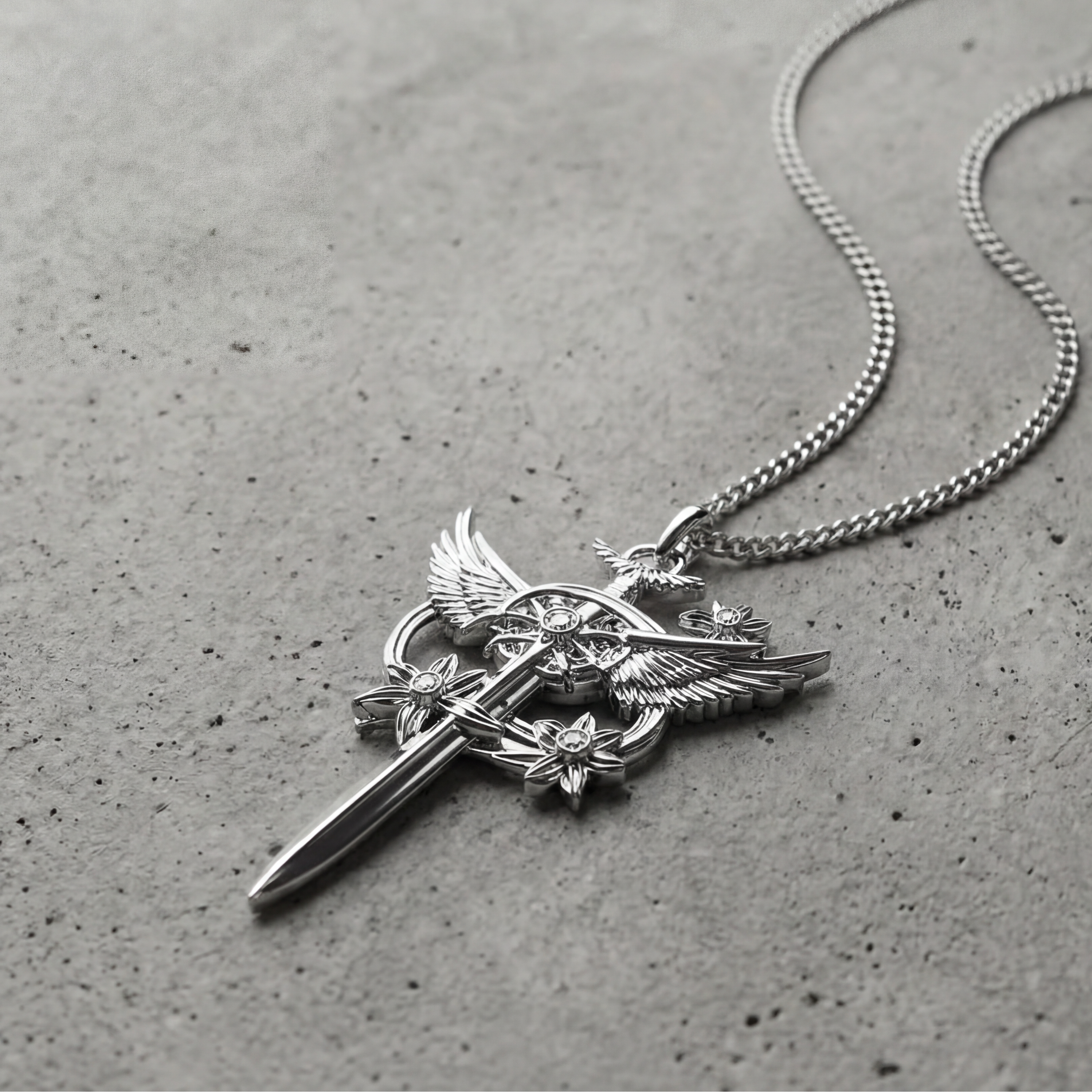 Celestia Gothic Necklace | Stainless Steel | Umbra Noctis Celestia Gothic Necklace | Stainless Steel | Umbra Noctis