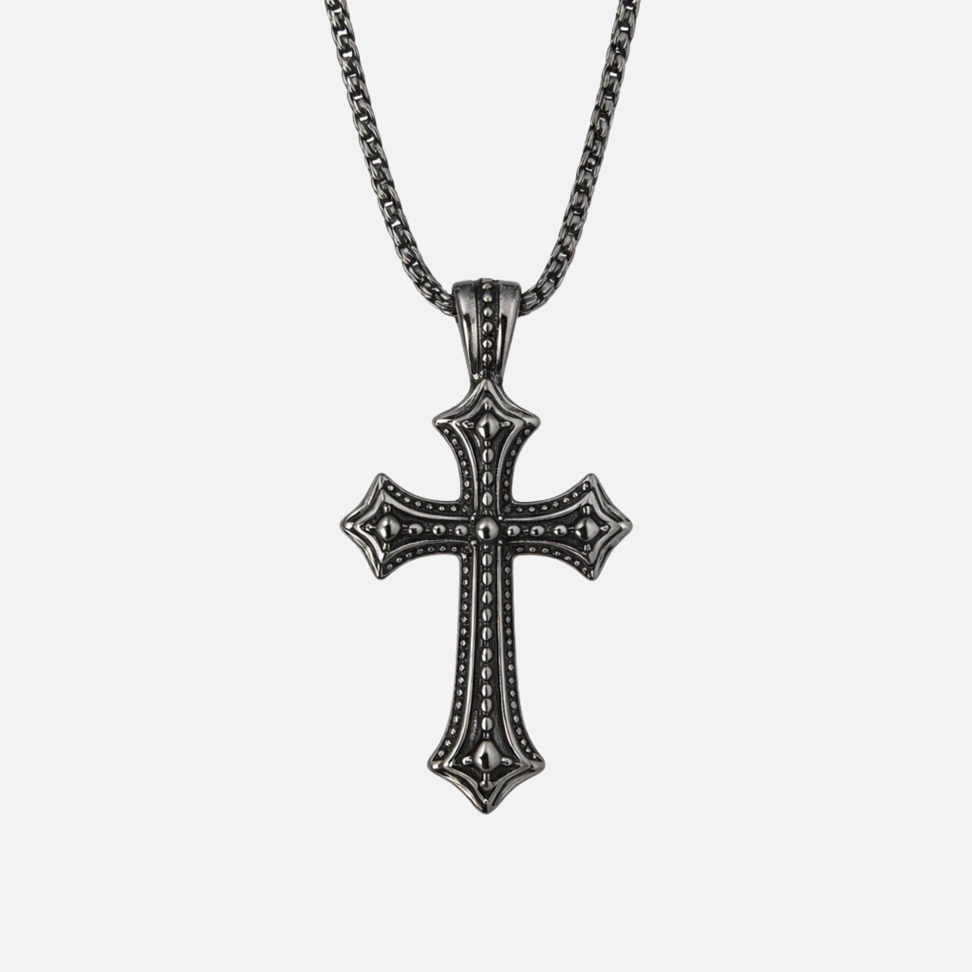 Eclipse Crucifix - Necklace