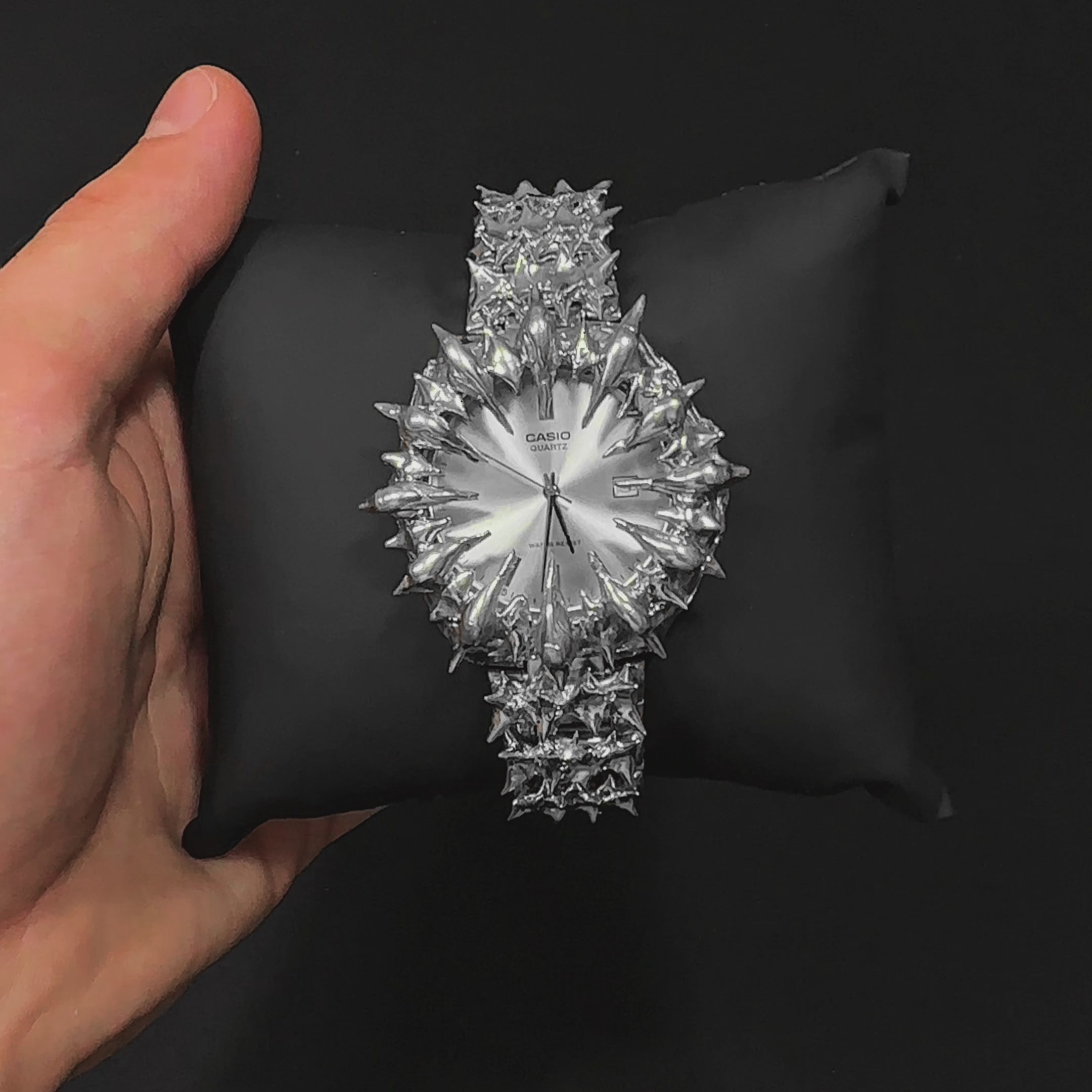 Moonlight Gothic Watch | Stainless Steel | Handmade | Umbra Noctis