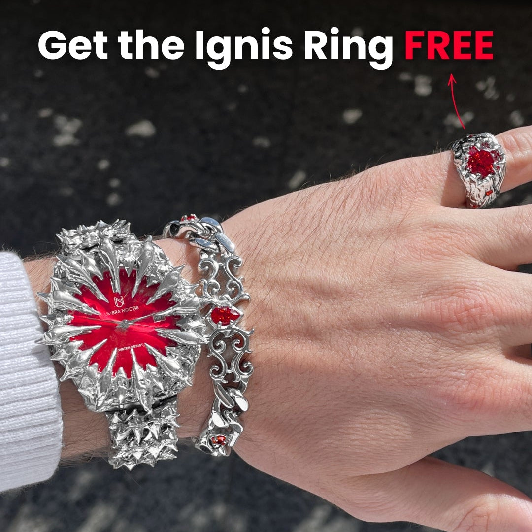 Red stack – Bloodstone + Eclipse Red Bracelet + FREE Ignis Red Ring